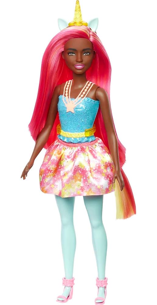 Amazon.com: Barbie Dreamtopia Unicorn Fashion Doll with Pink